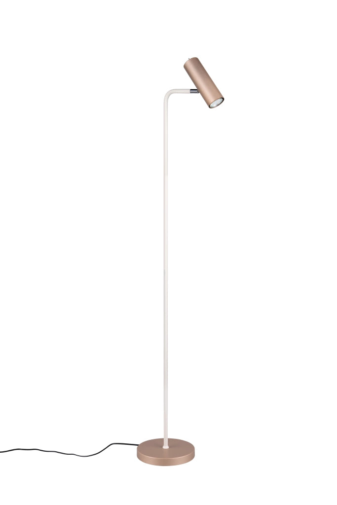 Lampada da terra MARLEY caffè 151cm faretto GU10 Trio