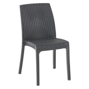 Sedia in polipropilene tortora 47x59xh.86