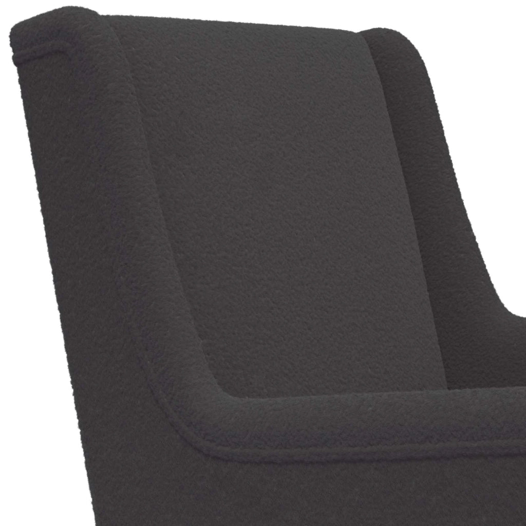 Poltrona | Sedia Relax Grigio Scuro Boucl¨¦
