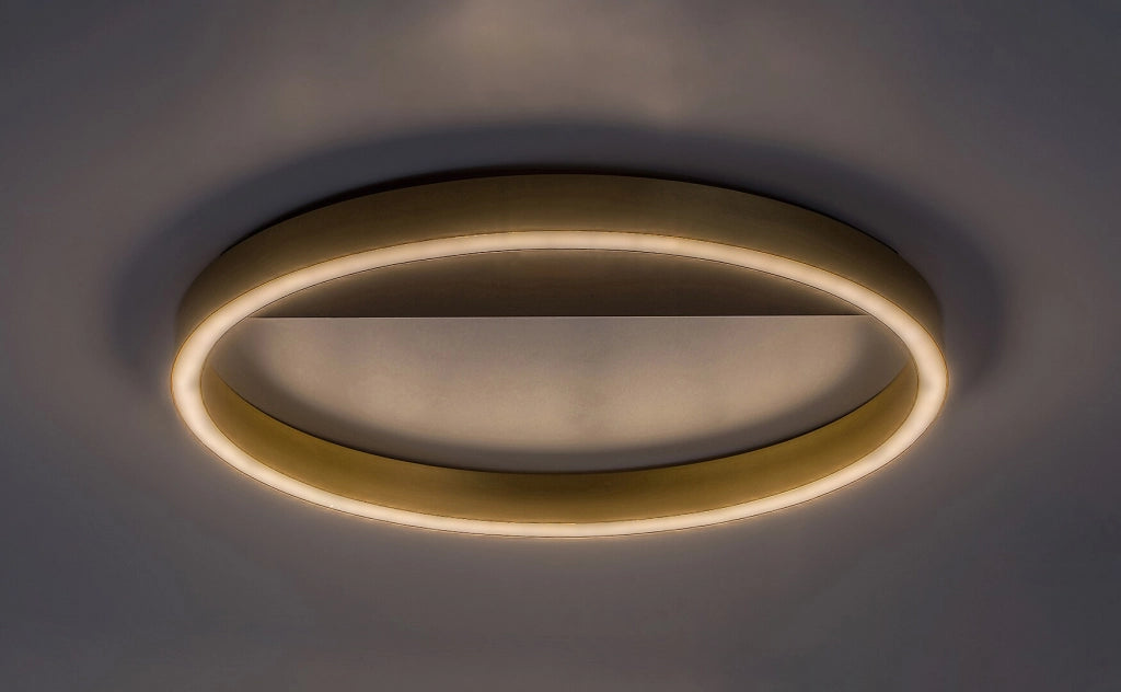 Plafoniera LED moderna tonda Ø40 oro/nero 20W Rabalux