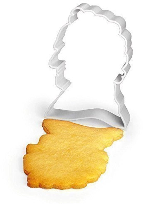 Souvenir a forma di biscotto in bianco