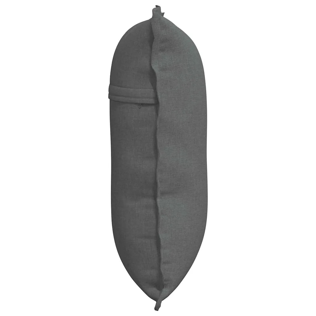 Cuscino per Schiena Grigio scuro 60 x 19 x 50 cm Tessuto 42014659