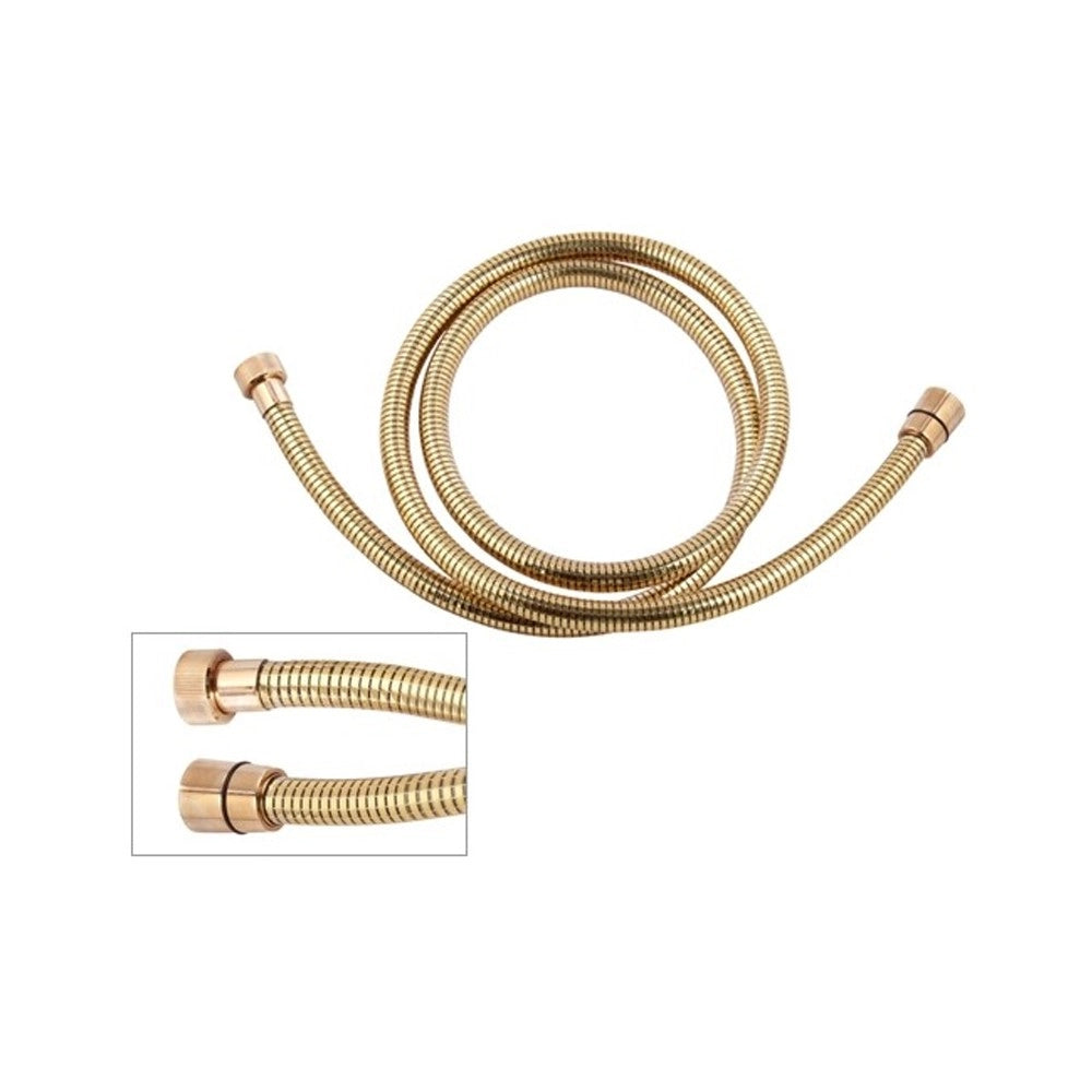 Flessibile doccia in pvc trasparente - dorato