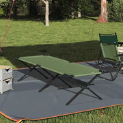 Letto da campeggio pieghevole Verde 210 x 80 x 46 cm 42003190