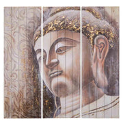 Quadro dipinto a mano 3 pezzi 50x150x4h