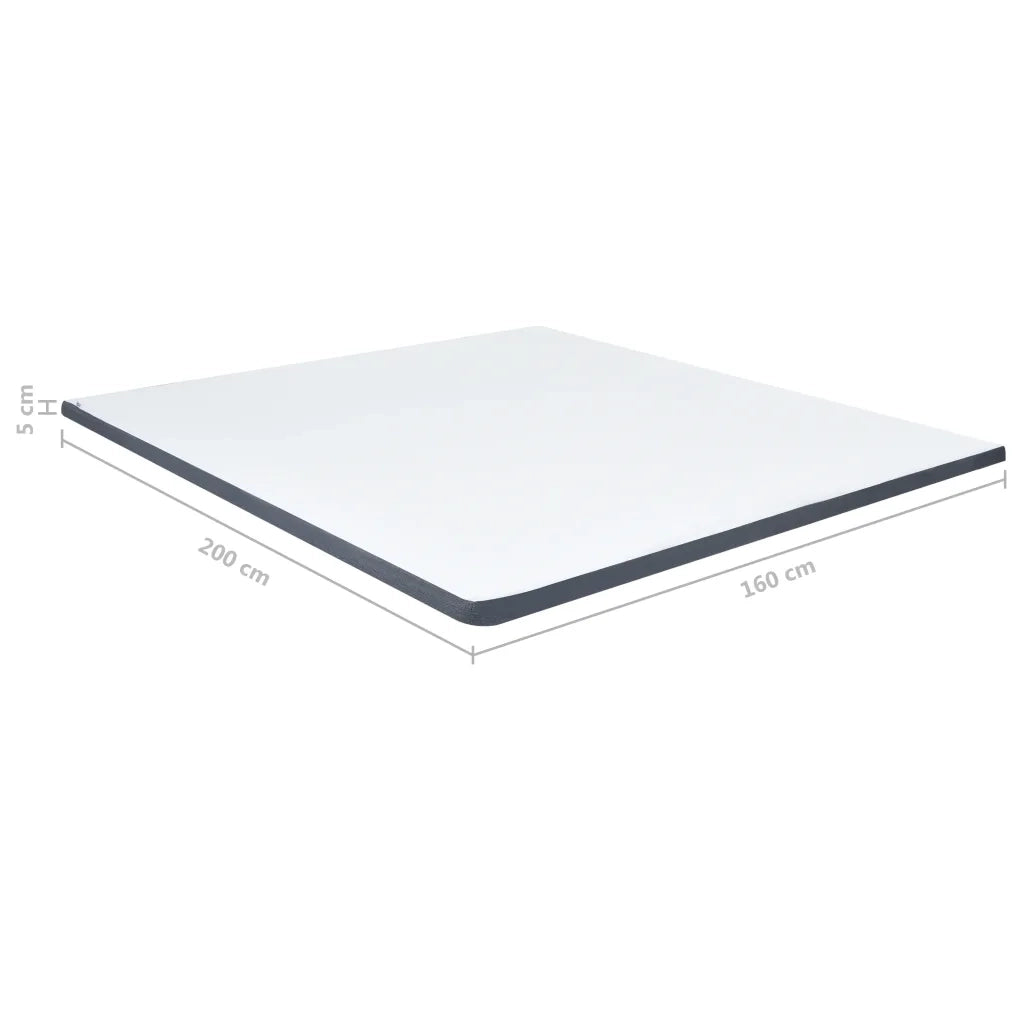 Protezione per Materasso a Molle Insacchettate 200x160x5 cm Morbidezza Media 288215