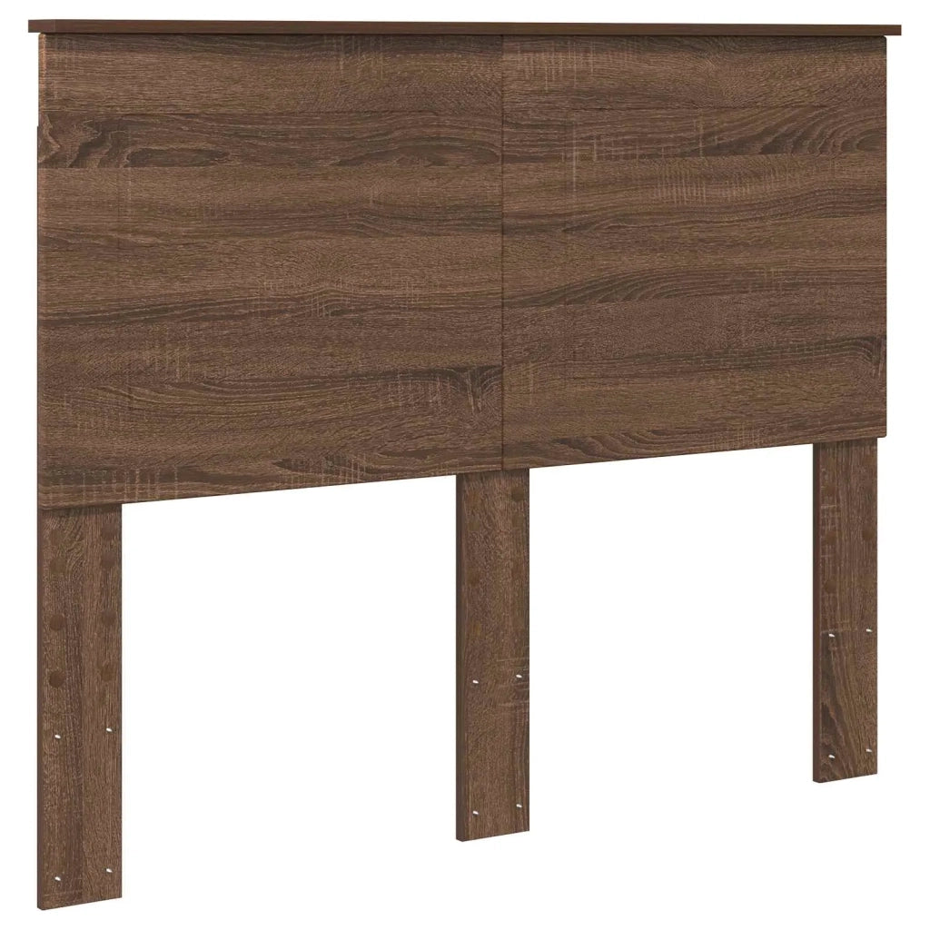 Letto matrimoniale | Letto per adulti | Struttura del letto Rovere Marrone 120 x 200 cm Pino massello