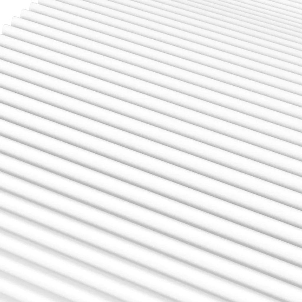Materasso in Schiuma Bianco 100x210cm Durezza H2 H3 4016632
