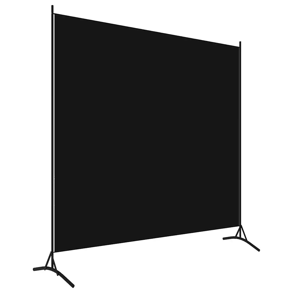 Divisorio Ambienti | Divider per stanze | Paravento Nero 175x180 cm in Tessuto