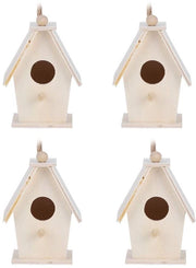 Case per uccelli 4 pezzi - Nido per uccelli innovativo in legno