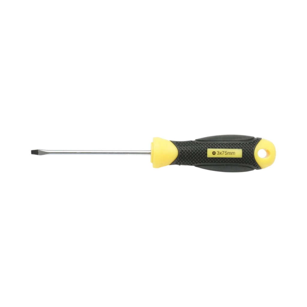 Cacciavite dritto Crownman 3x75mm con punta magnetica professionale Cr-V