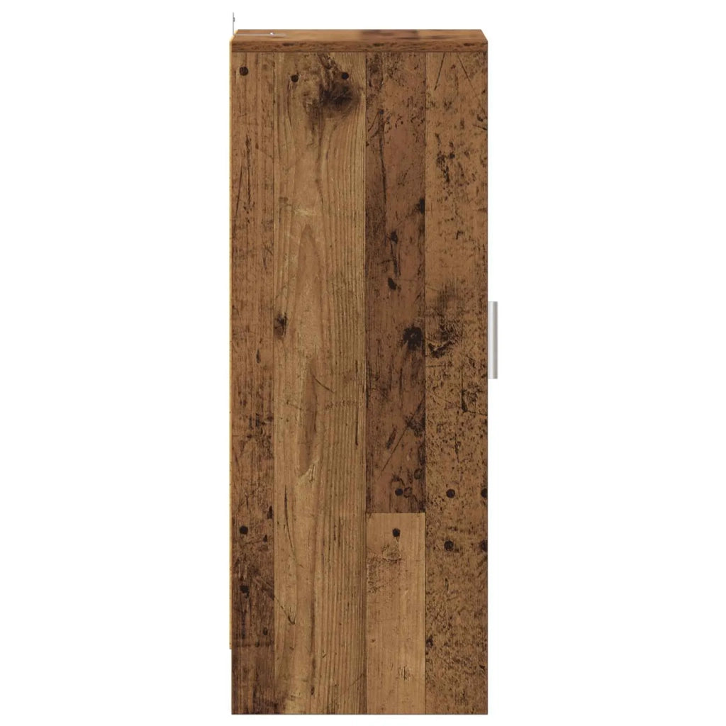 Scarpiera Legno Vecchio 32x35x92 cm in Legno Multistrato 856708