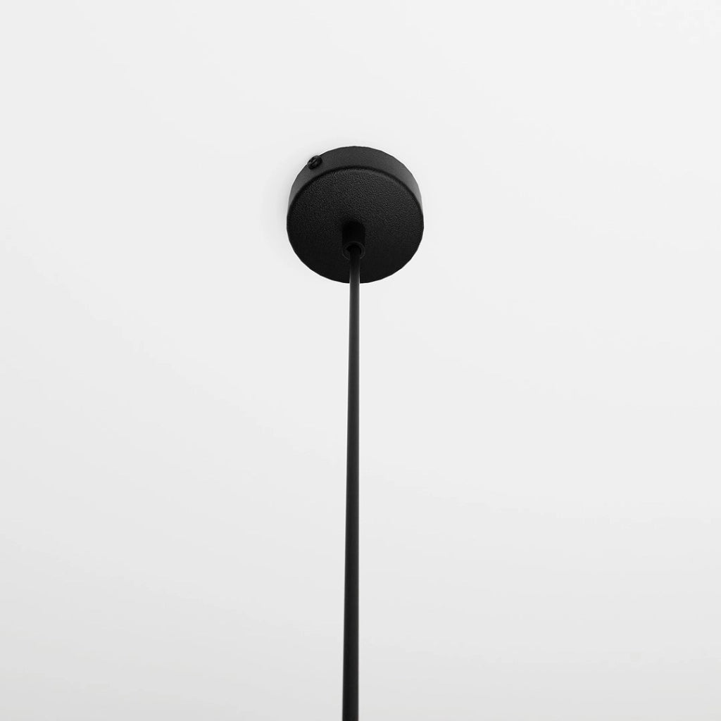 Lampada a sospensione Emibig Cosmo nera/ambra E14 Ø12