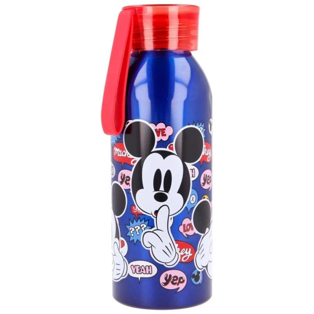 Borraccia per bambini in alluminio da 510 ml senza BPA Blu / Rosso Mickey Mouse