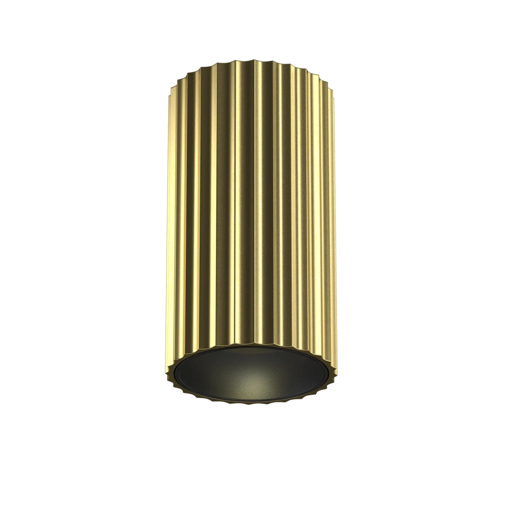 Maytoni Plafoniera design Calipso 1 luce GU10 ottone alluminio