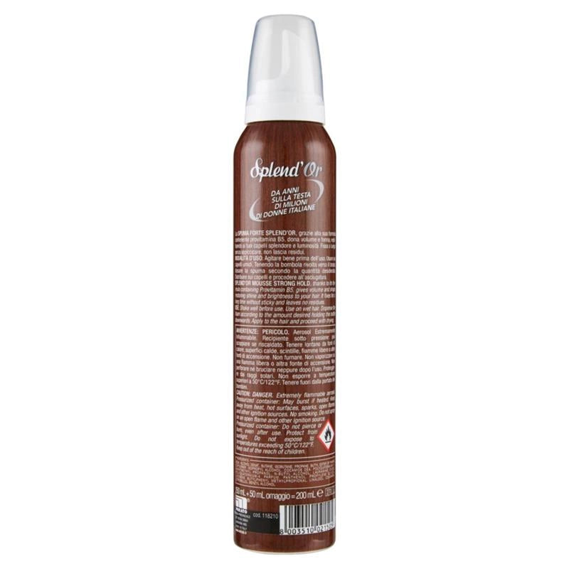 SPLENDOR SPUMA VOLUMIZZANTE TENUTA FORTE 200 ML