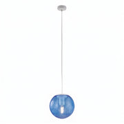 Sospensione Andromeda 1 Luce Azzurro E Bianco Luceart Design