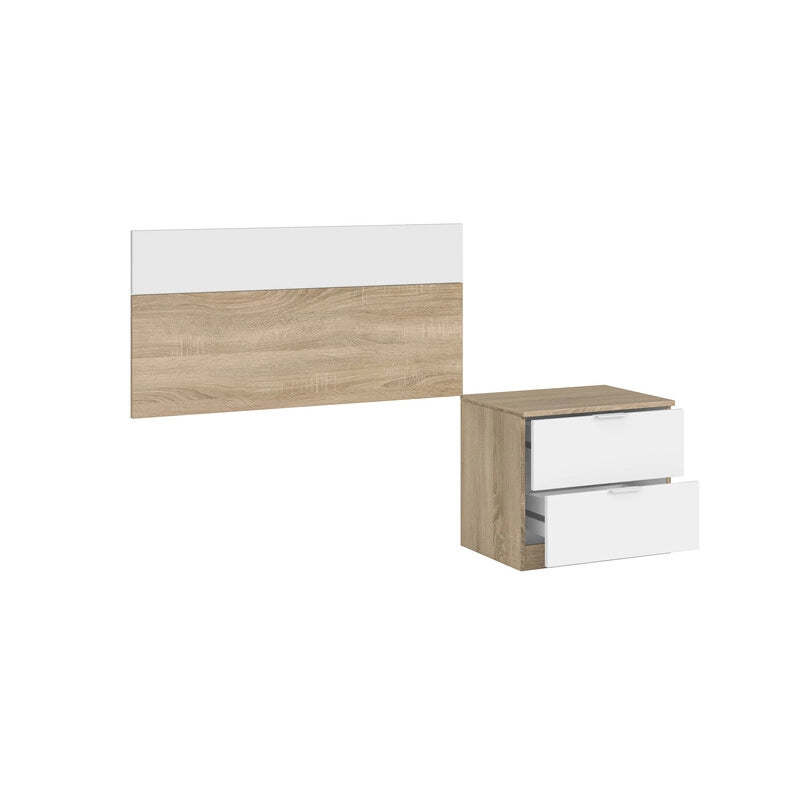 KIT TESTIERA LETTO SING+COMODINO BIAN ARTIK ROV- 1,0 pz
