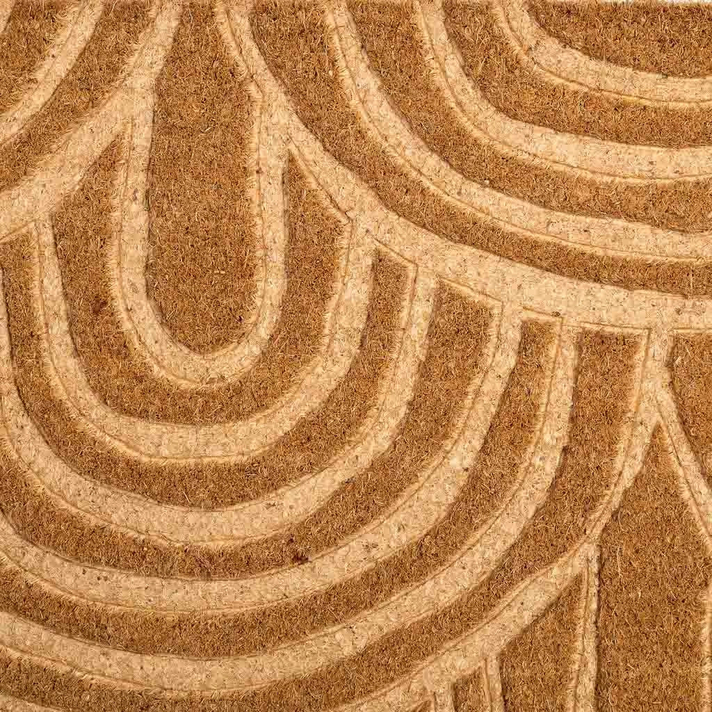 Zerbino in fibra pressata marrone 43x73
