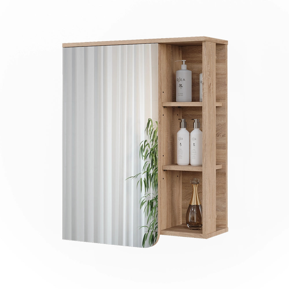 Vicco Mobile a specchio Sonoma/blu 60 x 75 cm