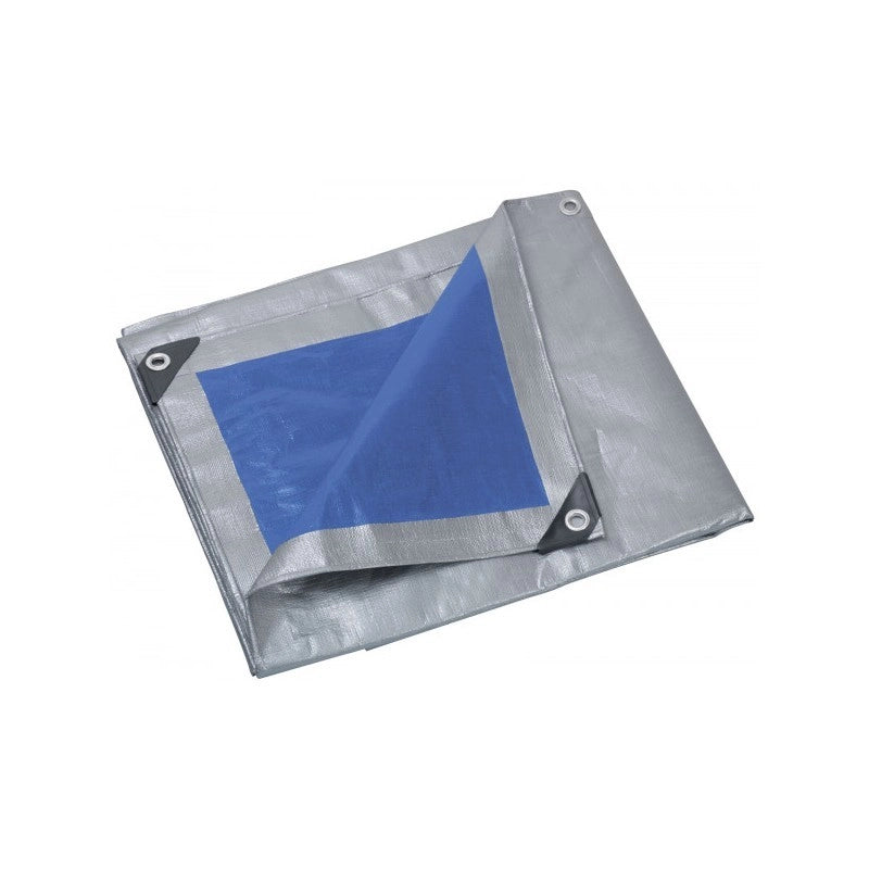 Telo ochiellato grigio/blu 3x4 m