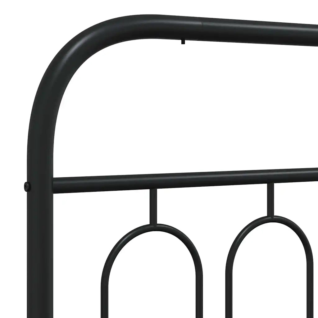 Testiera di Ricambio in Metallo Nero 100 cm 377146