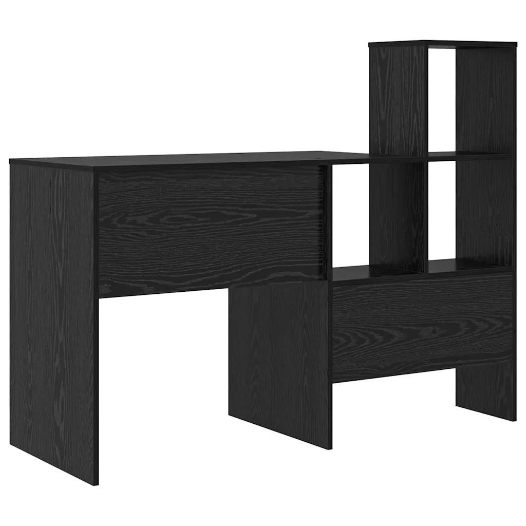Scrivania Rovere Nero 100 x 40 x 90 cm Legno multistrato 869315
