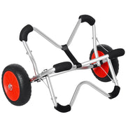 Carrello per Barche Faltabile ¨C Minimal ¨C Argento 75x43x46 cm
