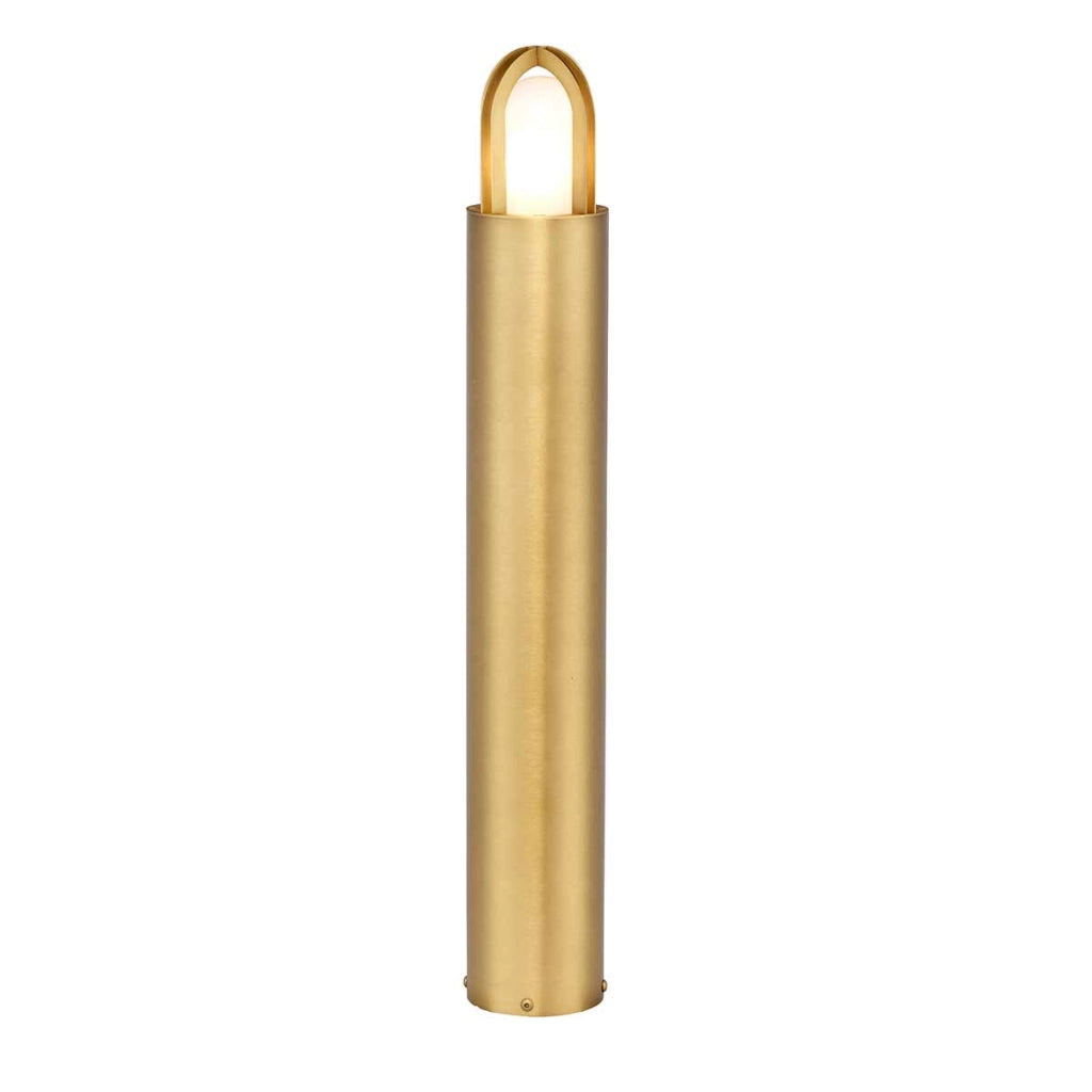 Paletto da giardino Paignton ottone spazzolato E27 IP55
