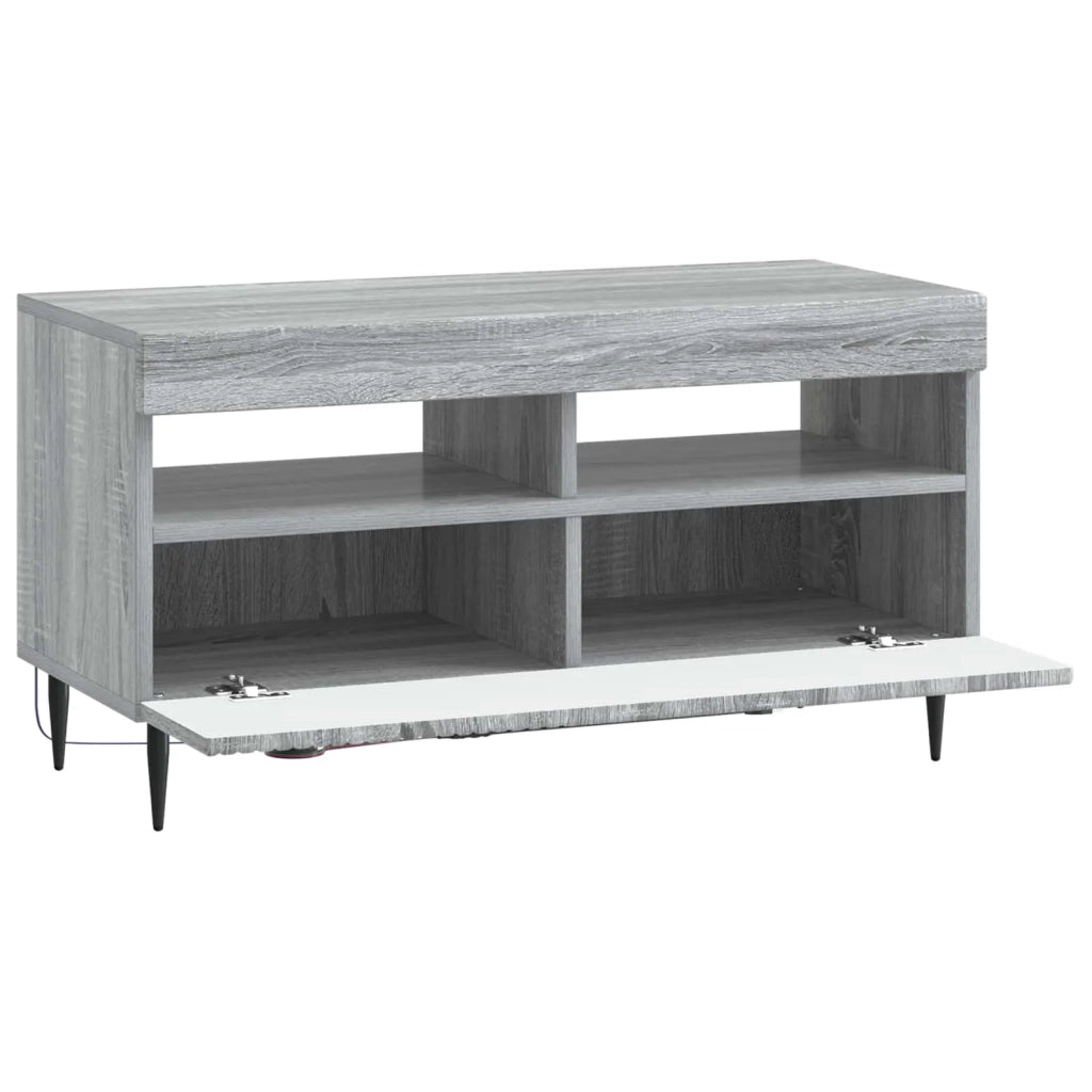 Mobile TV LED Sonoma grigio Legno ingegnerizzato 897001
