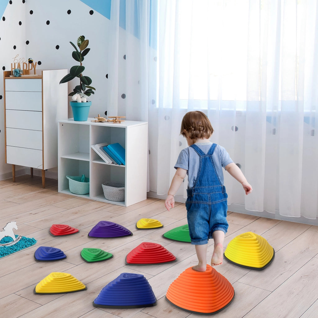 Set 11 Pietre da Giardino ¨C Xylo ¨C Antiscivolo Impilabili Multicolore