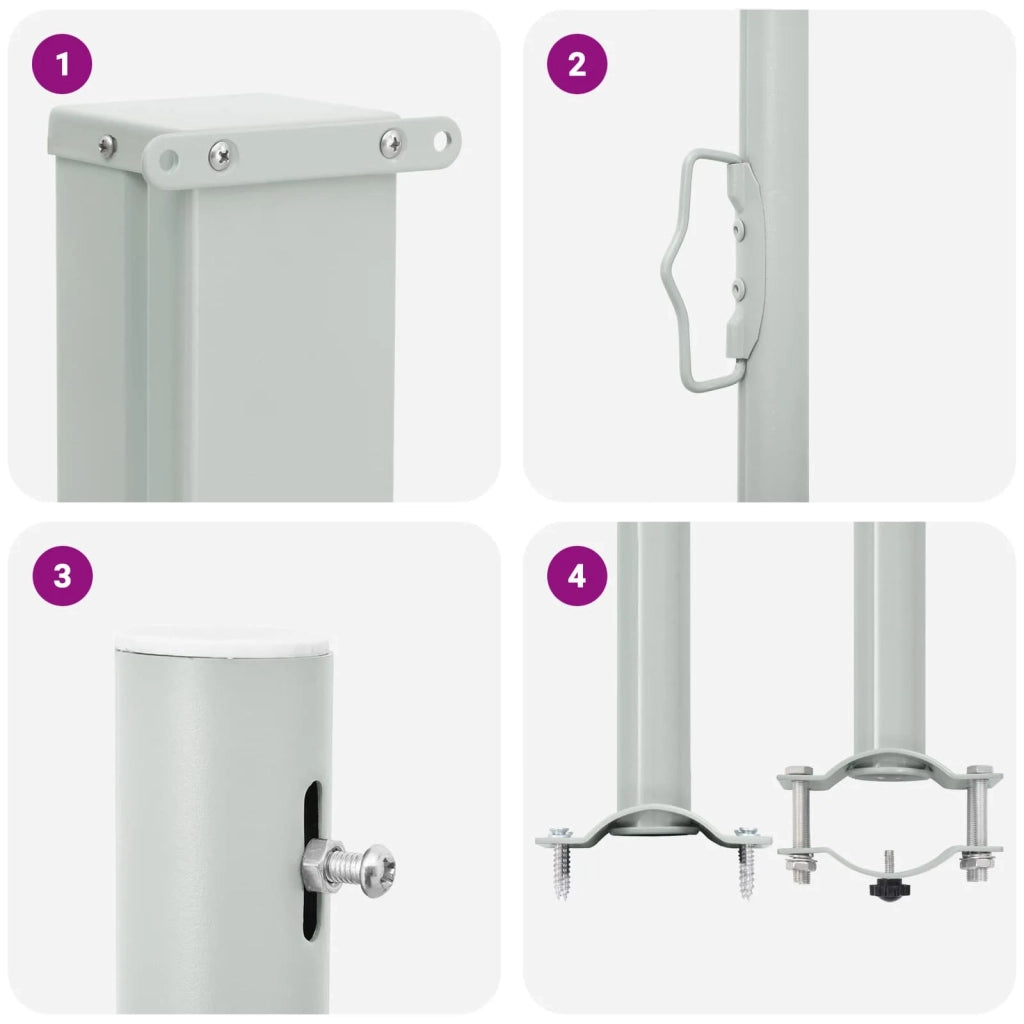 Tenda laterale Antracite 300 x 160 cm 42035259