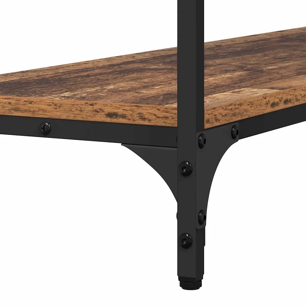 Tavolo consolle con lo scaffale Legno vecchio 100 x 30 x 75 cm 883540