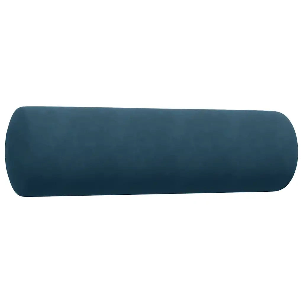 Set di Divani 4 pz con Cuscini e Rinforzi Blu in Velluto 3278390