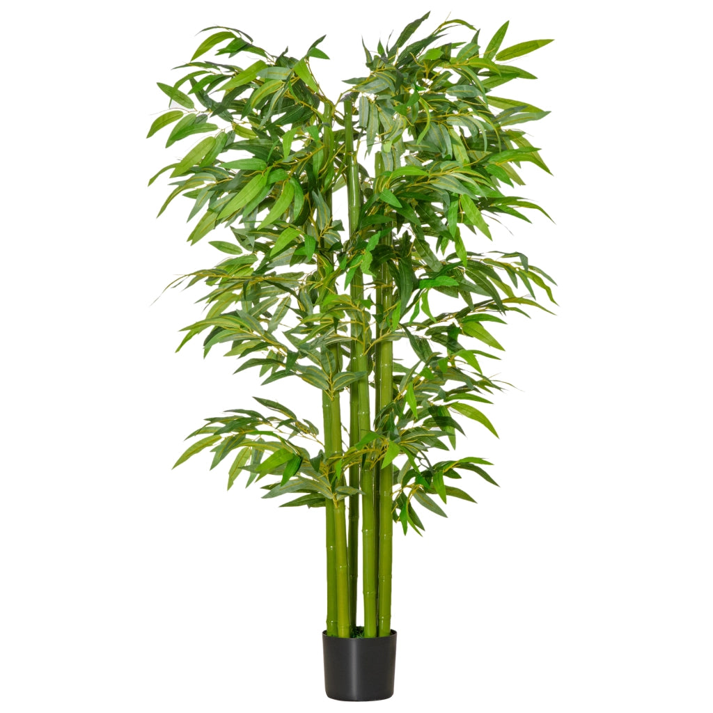 Pianta Finta di Bamb¨´ ¨C Minimal ¨C 160cm con Vaso Nero