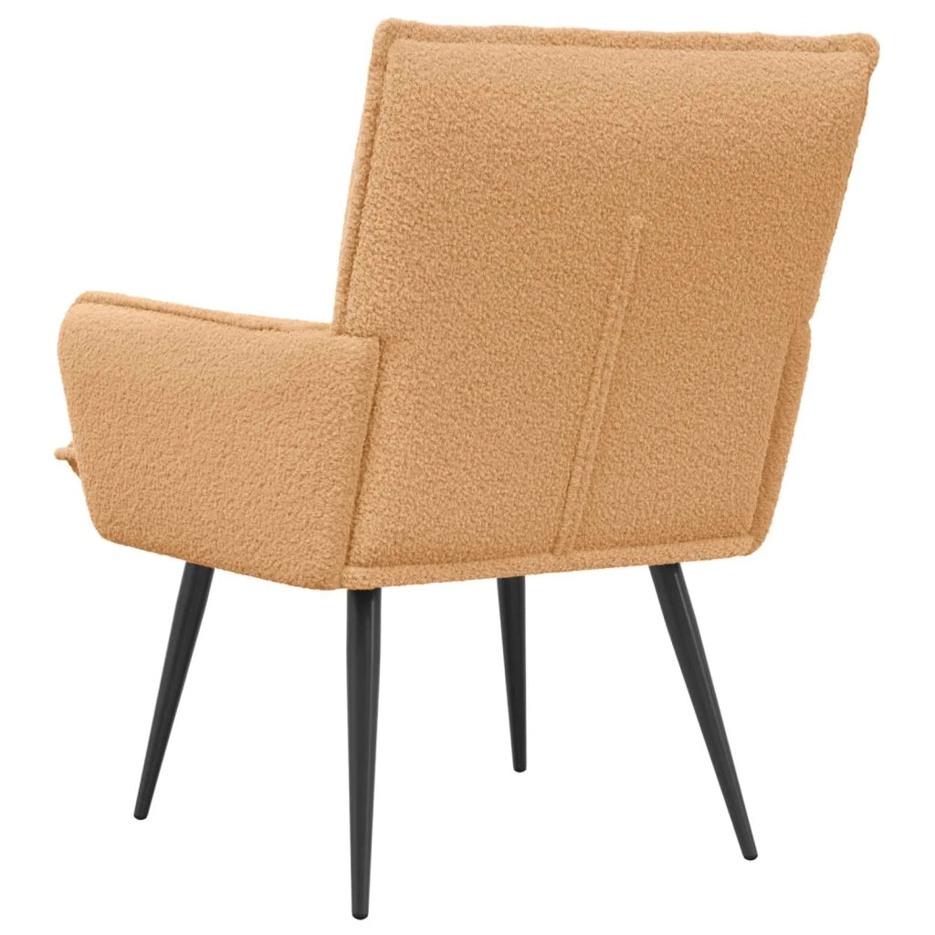 Poltrona Beige Bouclé 42047697