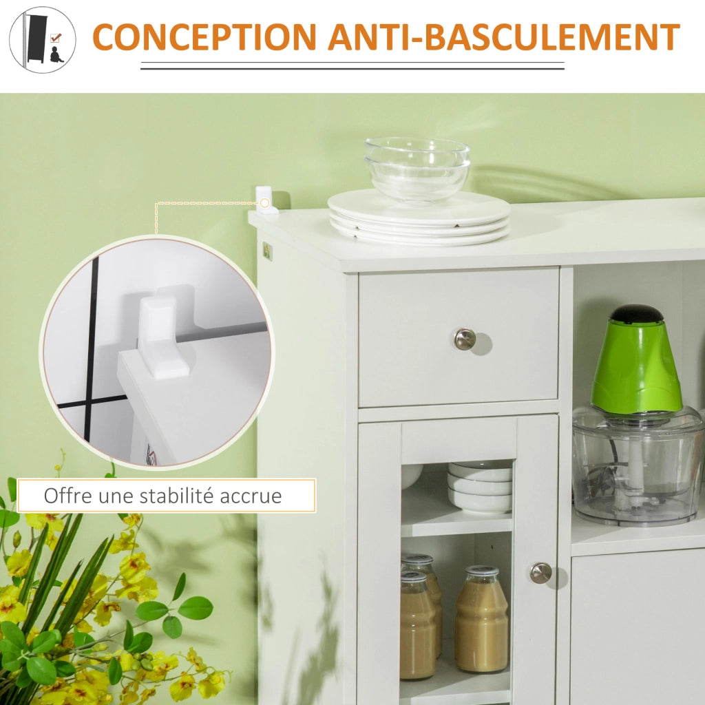 Buffet da cucina ¨C Minimal ¨C 80x30x82 bianco