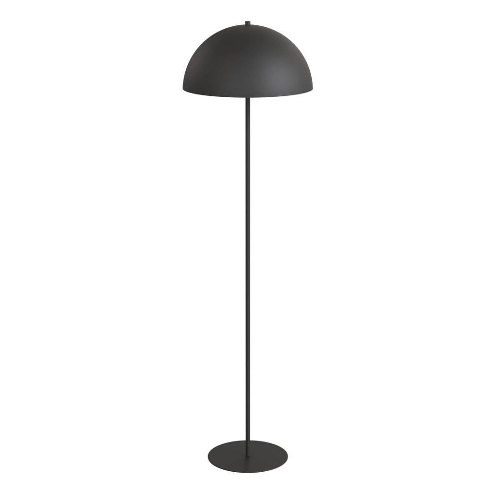 Lampada da terra nera minimal con paralume MOGU 2xG9 8W Emibig