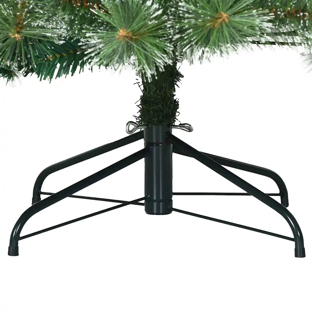 Albero di Natale Artificiale Snodato Foderato di Neve Verde 42019337