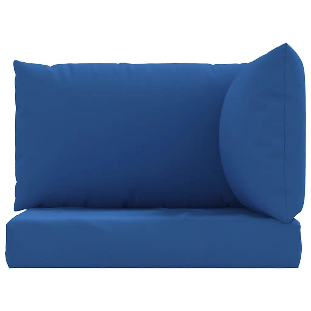 Cuscini per Pallet 3 pz Blu in Tessuto Oxford 361783