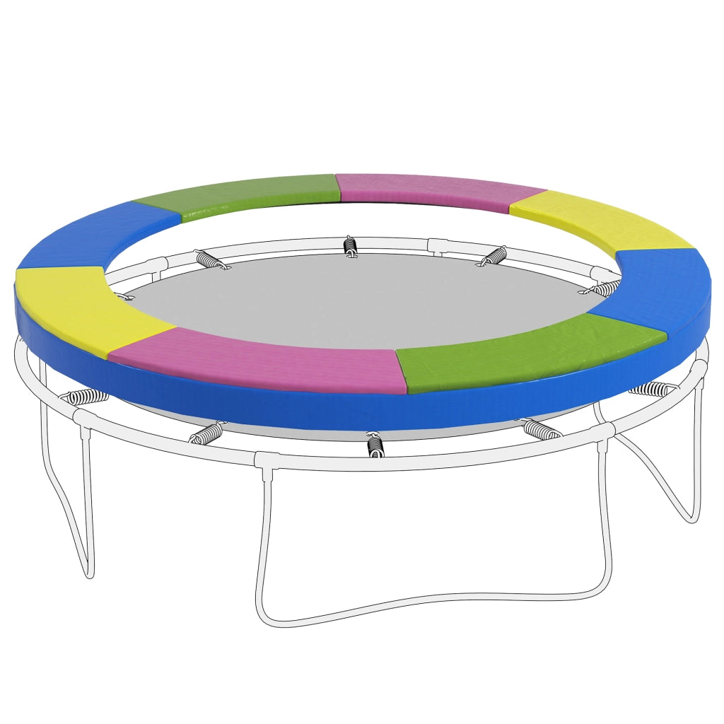 Copertura Tappeto Elastico Pieghevole ¨C Minimal ¨C Multicolore, Plastica, ?244x30 cm