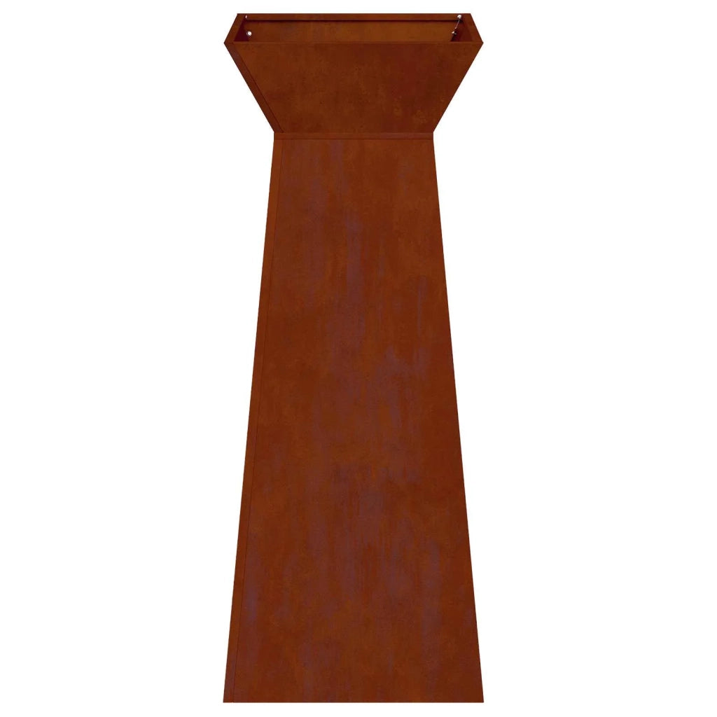 Vaso a Pilastro 2 pcs Argento 40 x 40 x 100 cm 873865