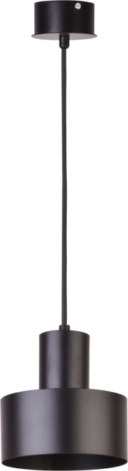 Lampada a sospensione Sigma Rif nera metallica Ø15 E27