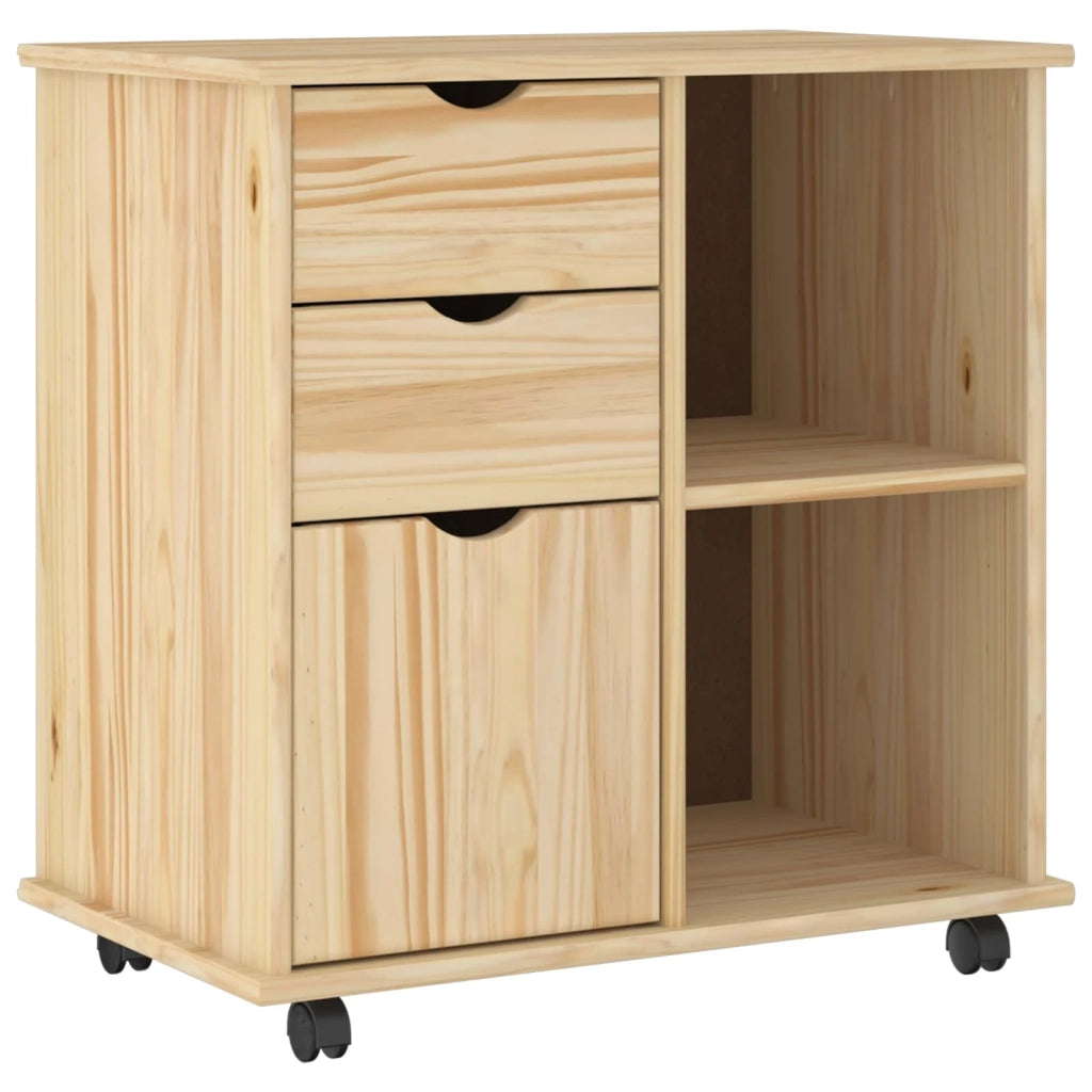 Mobile con Ruote con ruota Marrone 63,5 x 39 x 65,5 cm 42032398