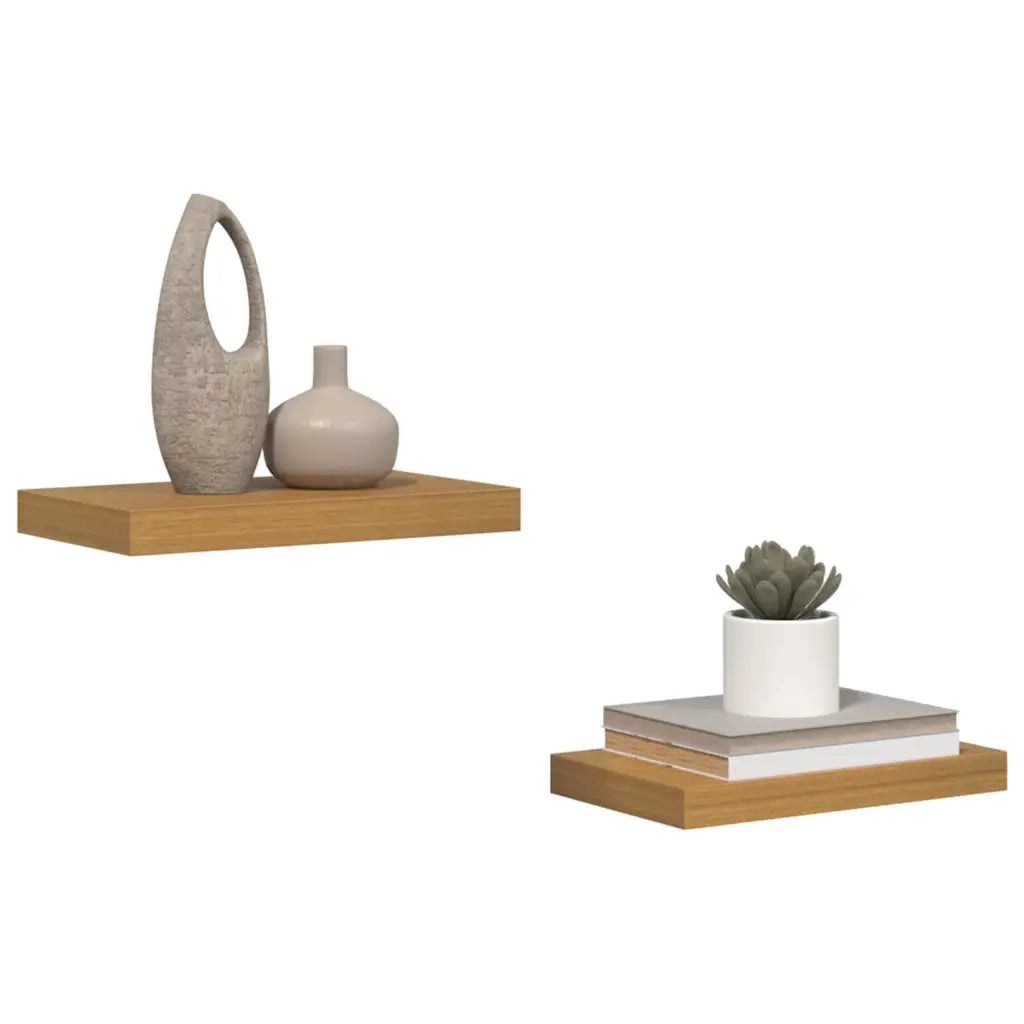 Scaffale da parete 2 pcs Beige 40 x 23,5 x 4 cm 42019984