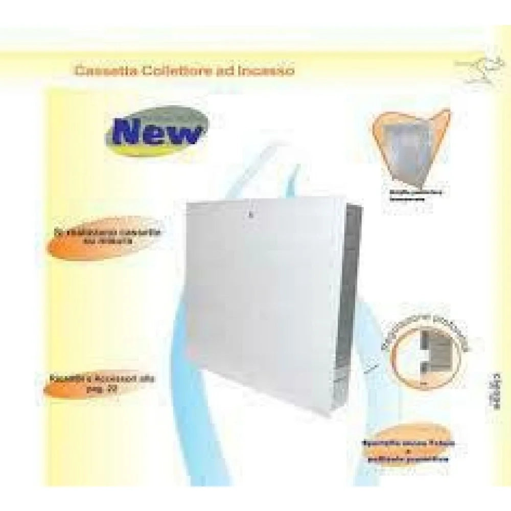 Cassetta per collettore zincata cm.27x37x7,5