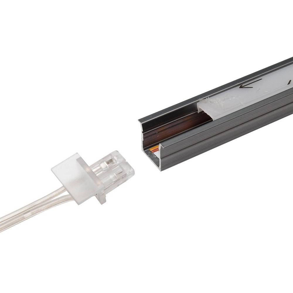 Trade Shop - Kit 3pz Barra Led 36w Profilo Alimentatore 12v Luce 4000k Dimmerabile Sensore Touch -