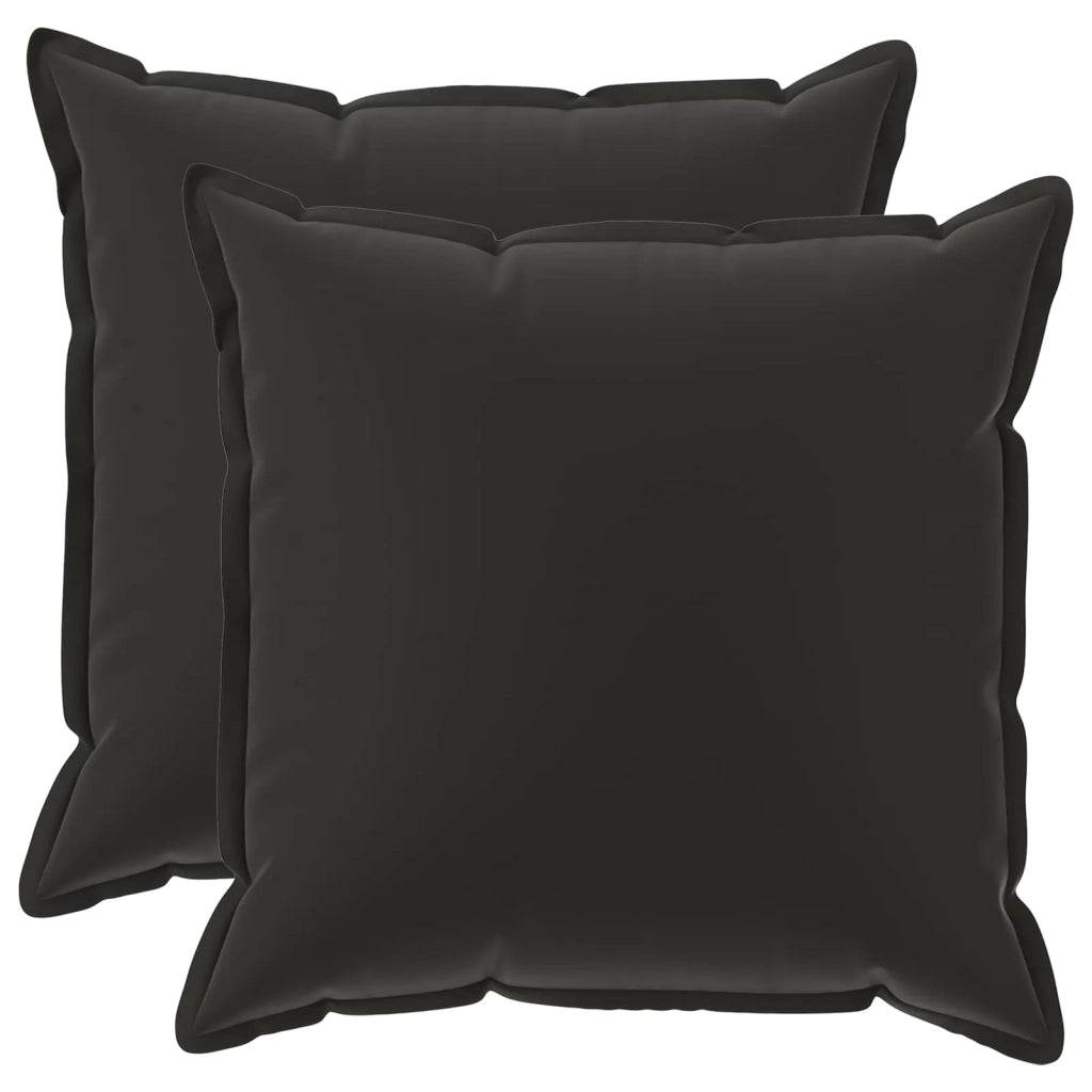 Federa 2 pz HOUTEN Nero 80 x 80 cm Poliestere 921715