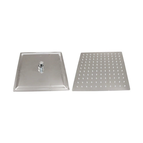 SOFFIONE DOCCIA IN ACCIAIO INOX QUADRO- cm 30x30- GOPLA- pezzi 1