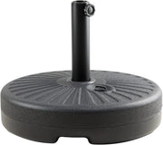 Parasole in plastica design con verniciatura 22 kg Nero